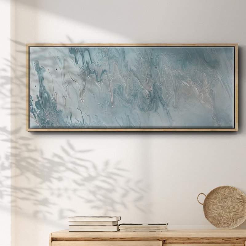 Cirrus II- Framed Canvas, 20" H x 50" W