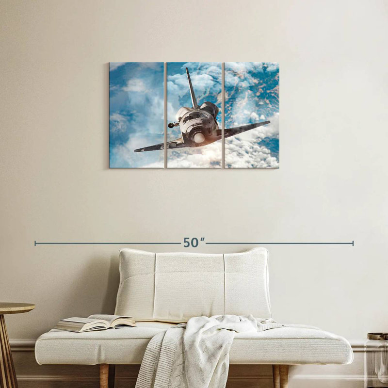 Oberle Spacecraft Ascent, 20" H x 33" W