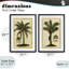 Ensemble de 2 reproductions encadrées sous verre rétro Vintage Palms, conception par Vision Studio-167637318-167637320