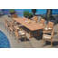 Manzanita Outdoor 11 - Piece Teak Dining Set-881908984