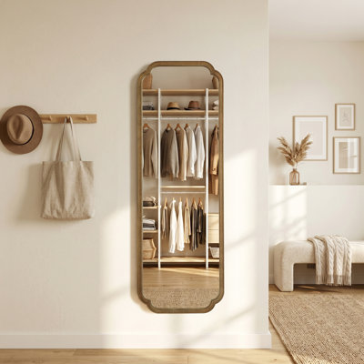 Miroir pleine grandeur en bois Mervine