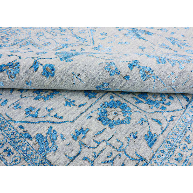 Hand Woven Wool Oriental Area Rug, Rectangle 5' x 8'