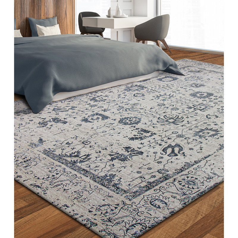 Floral Area Rug, Rectangle 10' x 14'