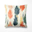Coussin décoratif Boho - coussin à imprimé ikat Blue Meadow-125946891