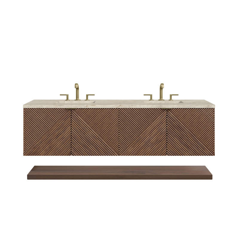 Marcello 72'' W Double Vanity, Tajnar Eclos, 8" Widespread