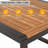 4 Pieces Outdoor Patio Conservation Set, Metal and Wood Frame Sectional L-shaped Sofa with Soft Cushion and a Coffee Tables for Garden, Backyard, Porch and Deck,-1147241320