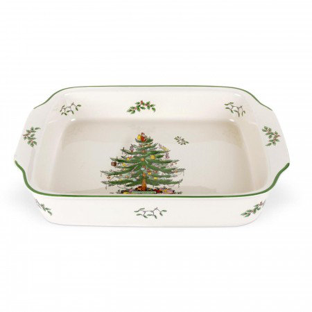 Spode Christmas Tree Rectangle Hand Dish