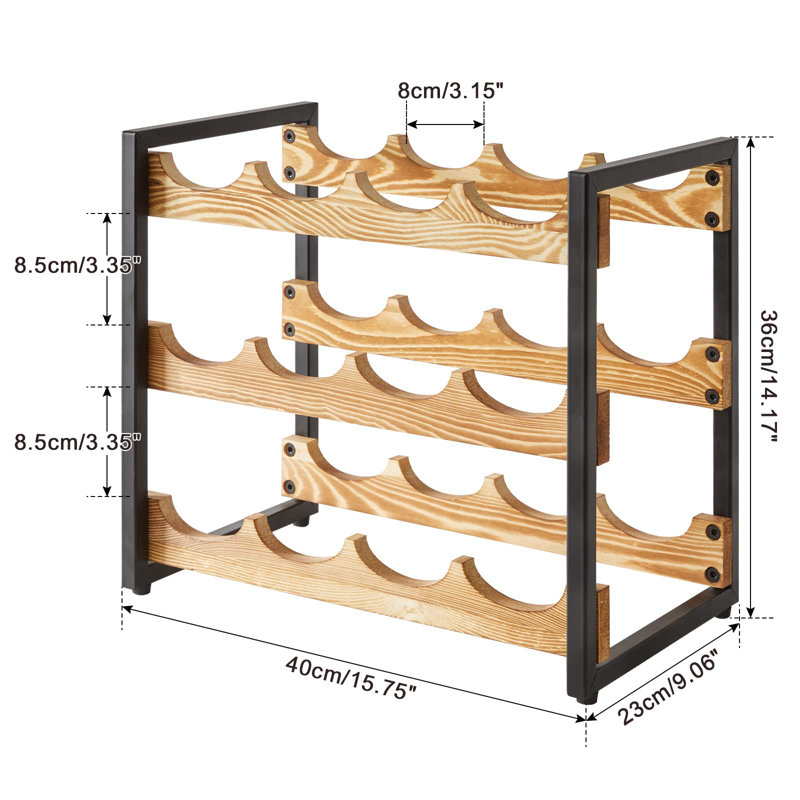 12 Bottle Wine Bottle Rack