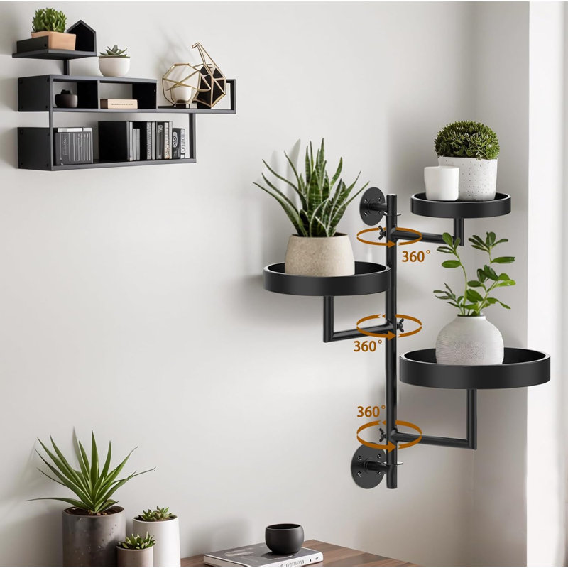 3-tier Window Rotating Plant Stand