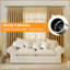 Gokmen Silver Adjustable 76cm to 157cm Single Curtain Pole