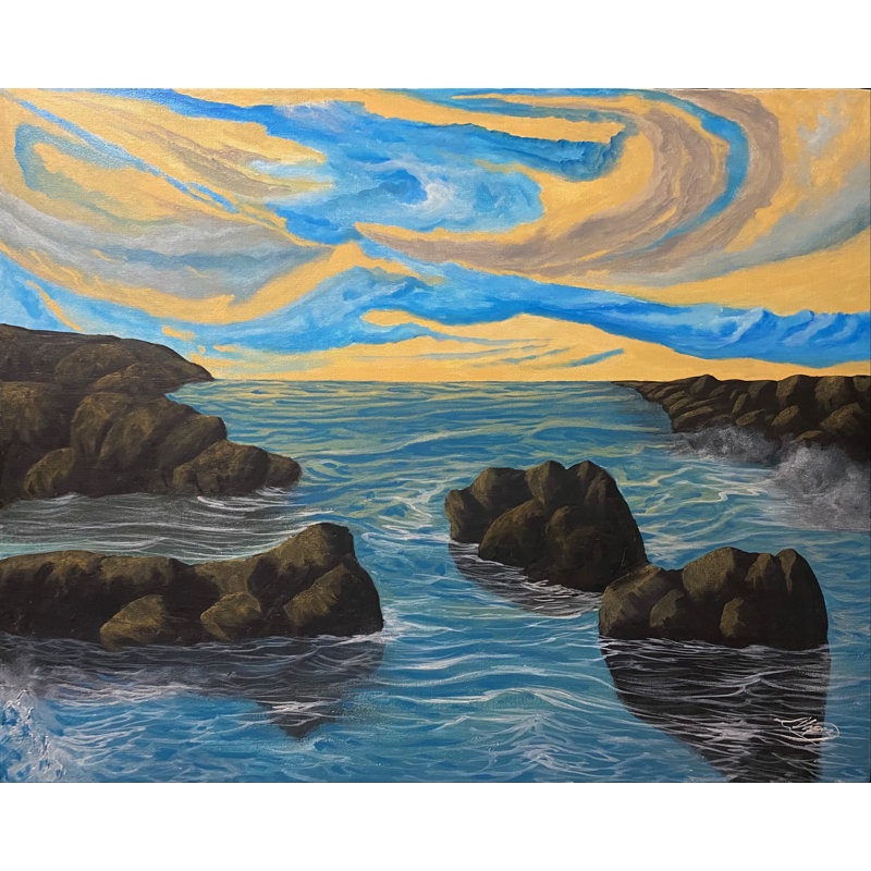 Come With Me Print by Alicia Lopez, 17.25" H x 21.25" W x 0.875" D