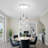 3-light Dimmable Round Island Led Pendant 