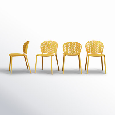 Iben Stackable Patio Side Chair