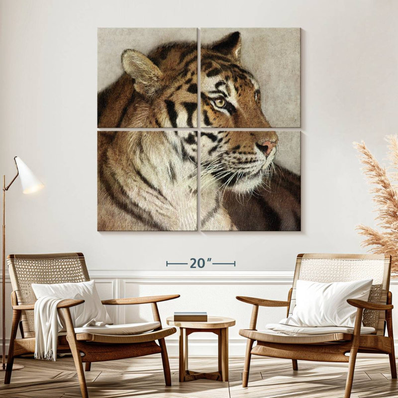 Brampt Tiger Poise, 57" H x 57" W