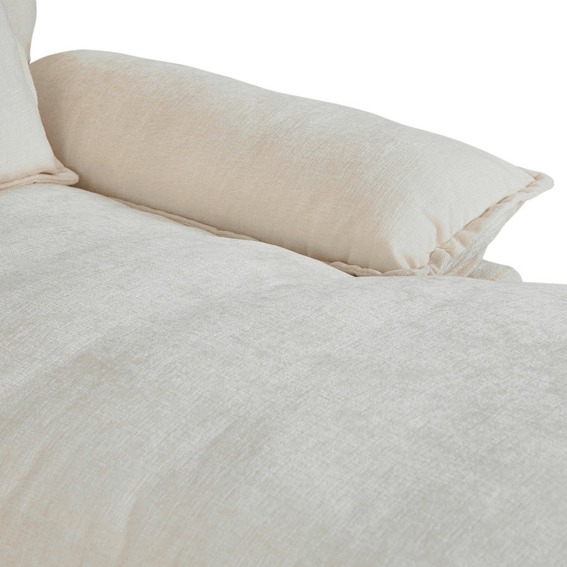 Canapé en chenille 2179-BEIGE, Beige