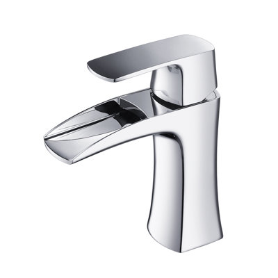 Blossom Kitchen Faucet – Brushed Nickel Solid Brass Pull Down Faucet with High Arc Spout, Single Handle & Dual-Function Sprayer for Kitchen & Utility Sinks