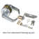 Heavy Duty Grade 2 Storeroom Door Lever, Antibacterial Protection Satin Chrome Finished Entry Door Commercial Door Handle, UL 3 Hour Fire Rated And ADA Compliant, Security For Labs, Storage Rooms, Off-Limits Areas, 1 Pack