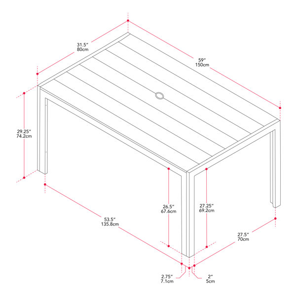 Dimensions du produit