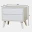 Chevet 2 tiroirs mid-century Ian-121431246