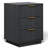 3-Drawer Low Storage Cabinet Set Of 2, Compact Modern Dresser For Bedroom, Living Room, Or Entryway-1106928717