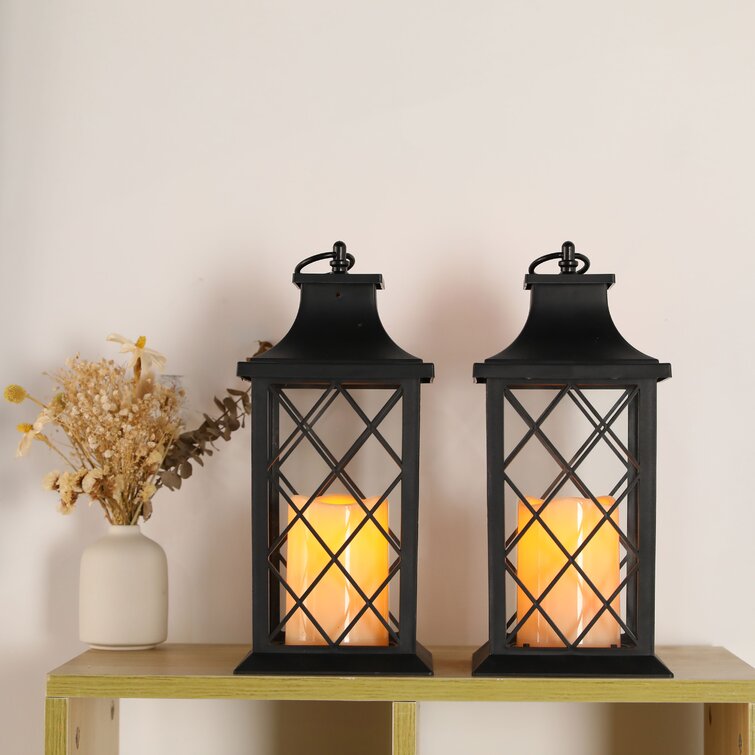 7.68'' Battery Powered Outdoor Lantern