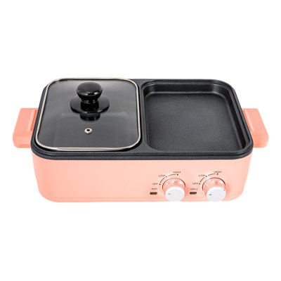 Portable Indoor/Outdoor Use 2 - Burner Countertop Electric Grill