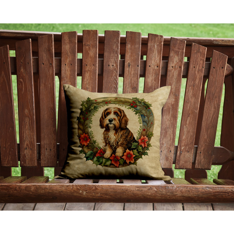 Coussin Christmas, 14 po x 14 po, Carré