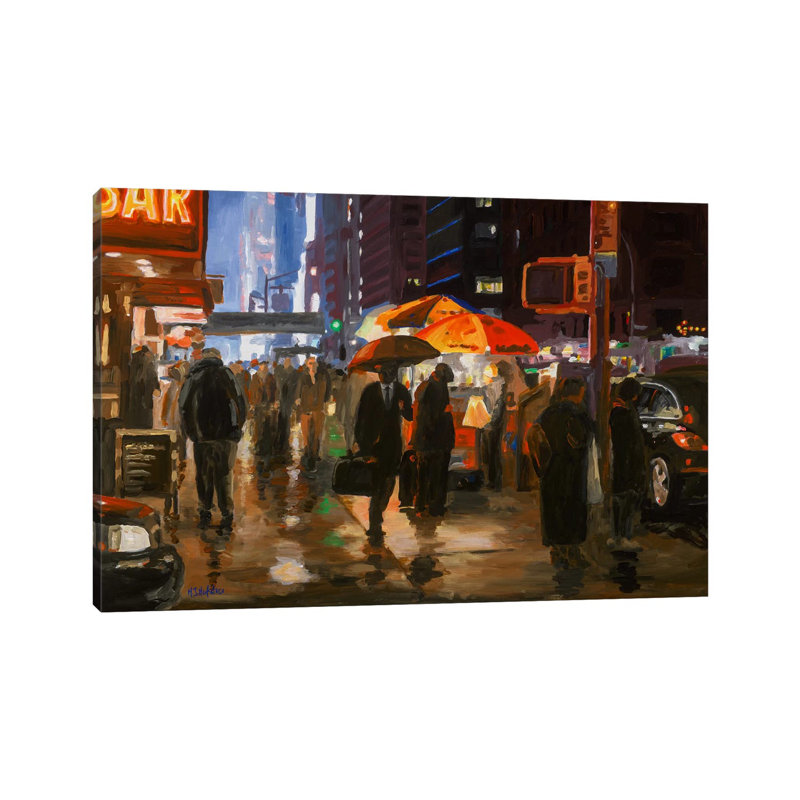 6th Avenue, New York by HJ Hofstra - Wrapped Canvas Gallery-Wrapped Canvas Giclée, 101.6 cm H x 66.04 cm W x 1.91 cm D