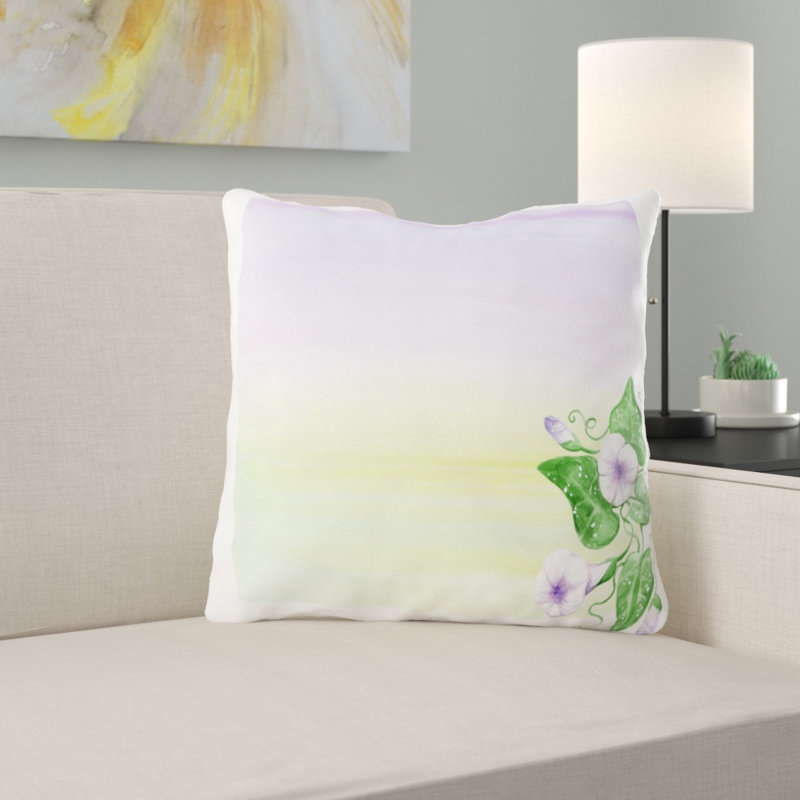 Housse et insert de coussin extérieur carré Lysia, Microsuède, Intérieur