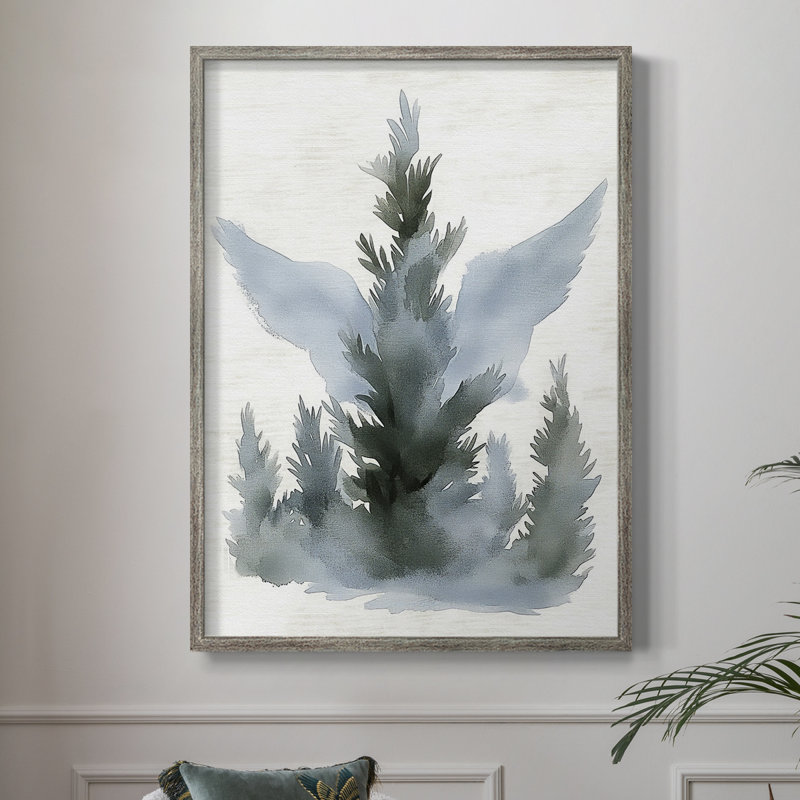 «Christmas Holiday Art CMVII», reproduction d'art encadrée - bois massif XMA171671, H 11 po x l 9 po