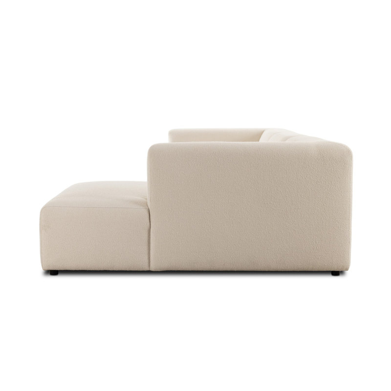 Lawndale Chaise Sectional, Right Hand Facing, Fayette Cloud Polyester Blend