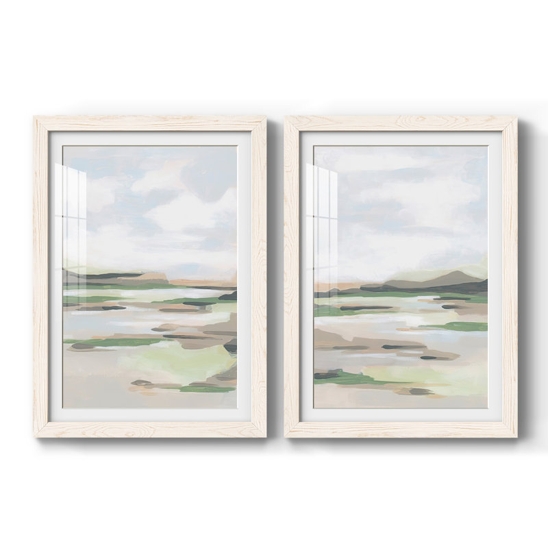Impression encadrée Mesa Verde I-Premium - prête à être accrochée, Blanc, H 27,5 po x l 75 po x P 1,5 po