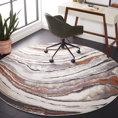 Cyrus Shag Performance Abstract Rug