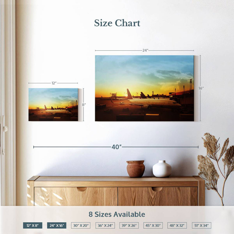 Mehar Airport Aviation, 16" H x 24" W