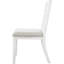 Table de salle à manger extensible ronde et 4 chaises rembourrées, brun et blanc antique, design rétro, chaises réglables triangulaires, coin