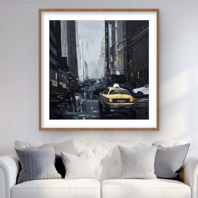 «New York in the Dark», impression encadrée