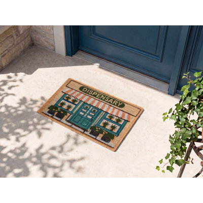 CADIZ Non-Slip Striped and Abstract Doormat