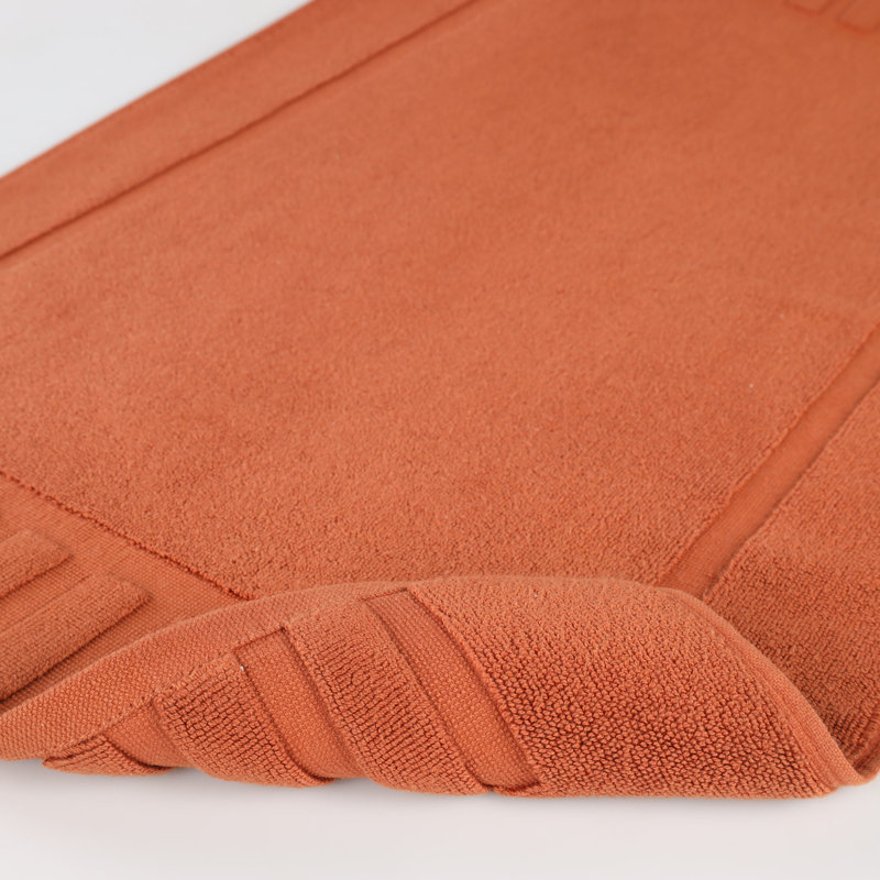 Ensemble de tapis de bain réversible 2 pièces Pardue, Cuivre, Géométrique