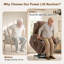 Fauteuil inclinable Power Lift pour personnes âgées avec massage et massage thermique à 8 points-535489367
