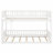 Modern Bunk Bed with Convenient Ladder and Safety Guardrails-899420878