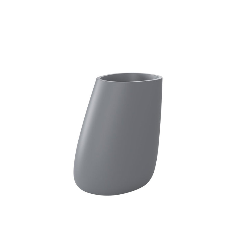Stone Resin Pot Planter, 47.25” H x 40.75” W x 32.75” D, Tortora