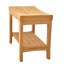 Spateak Grade-A Teak Wood Melbourne Shower Seat 24" Outdoor Patio Stool Bench