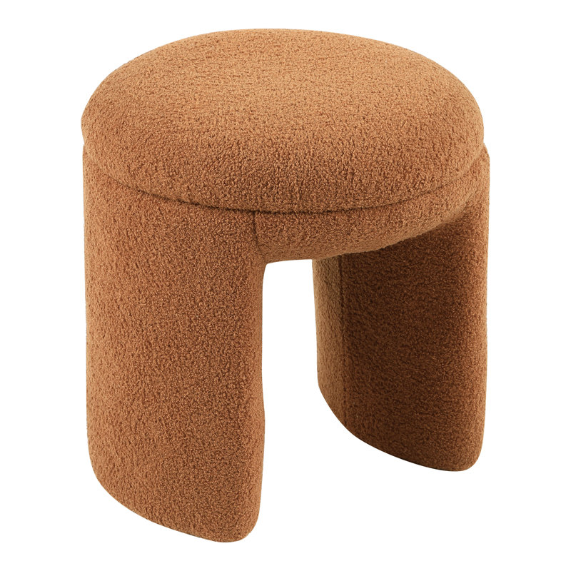 Monrock Accent Stool, Orange