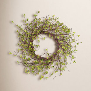 22" Handmade Spring Branch Wreath