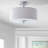 Winterton Fabric Semi Flush Mount-1120192685