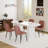 Oval Dining Table Set With 4-6 Matching Chairs For Dining Room-564641174-564638313