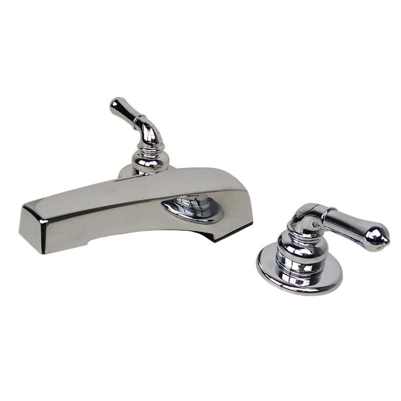 Mobile Home Two Handle Non-Metallic Adjustable Garden Tub Filler, Chrome