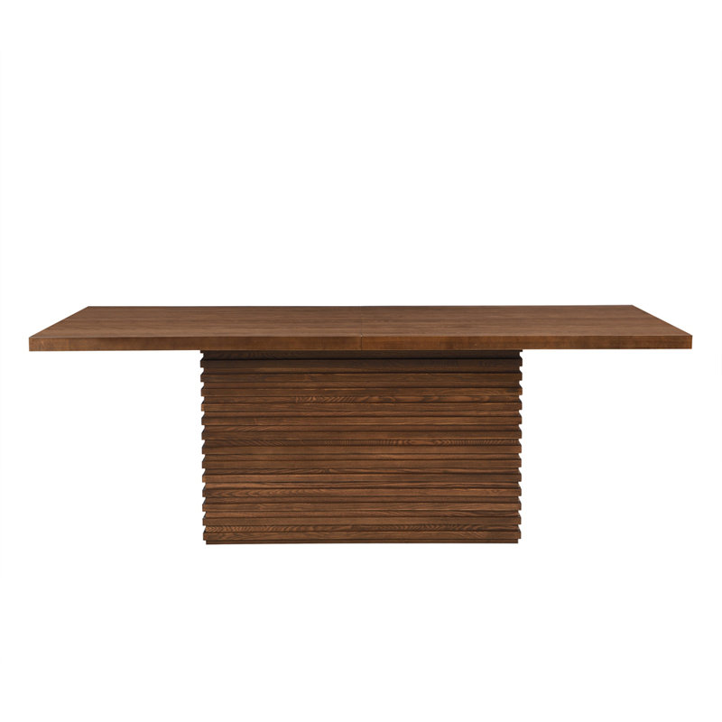 Table de salle à manger rectangulaire Coad, Noyer