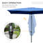 Parasol de marché rectangulaire Kaliope-1423119498