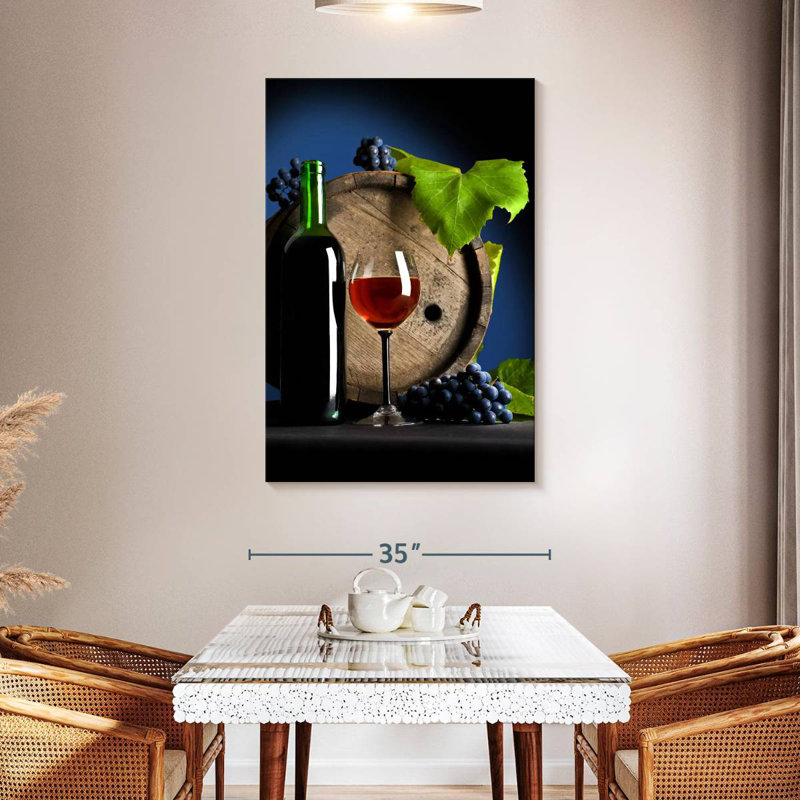 Baril de vin rouge Yarlin, H 24 po x l 16 po